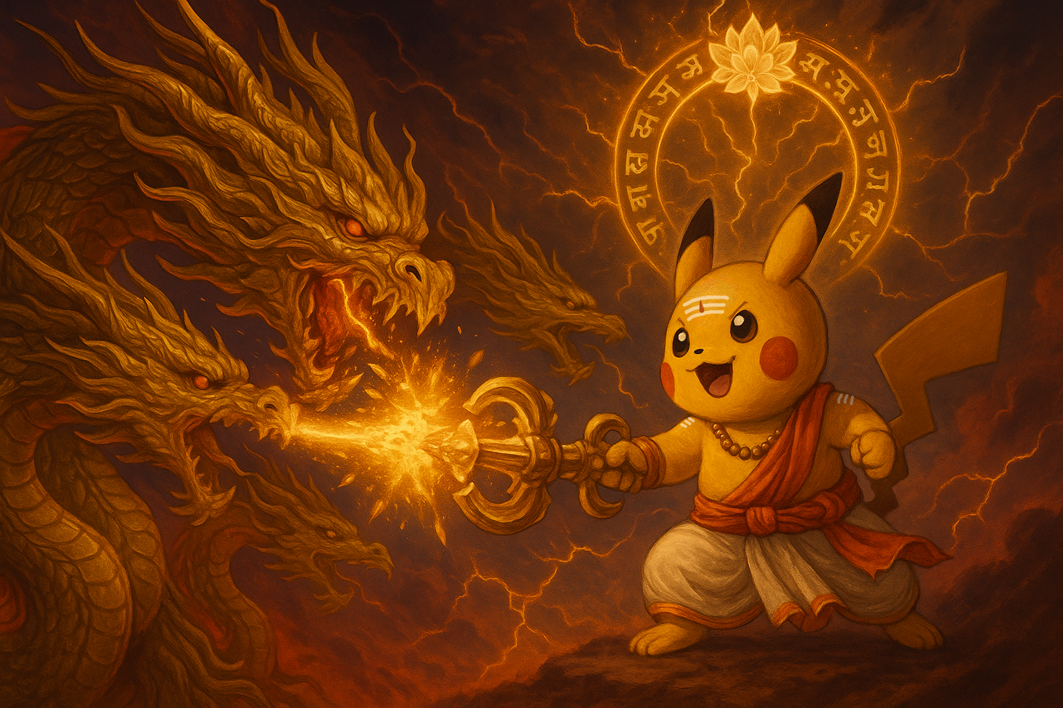 Mythic Battle between Ugra and YD